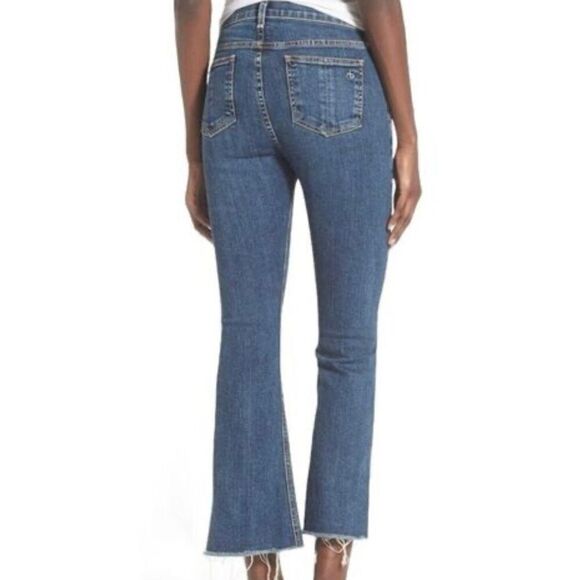 Rag & Bone 10” high rise crop flare jeans size 28 - Picture 12 of 12